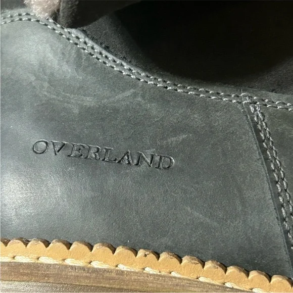 Overland Black Leather Boots with Buckle NWOT - Picture 8 of 9